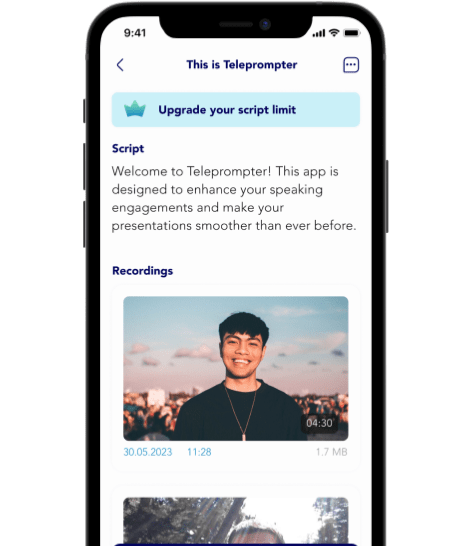 Save Scripts and Recordings